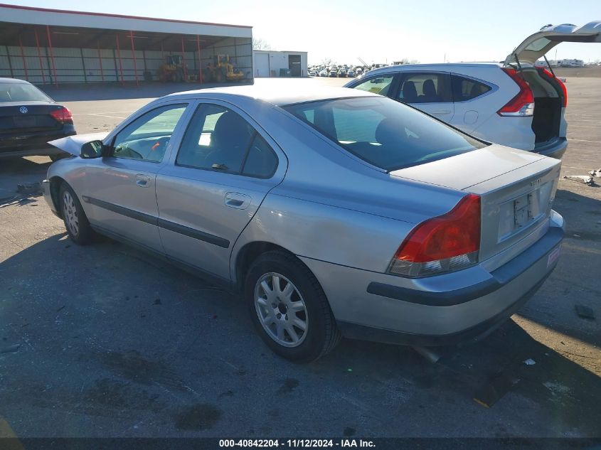 2002 Volvo S60 2.4 VIN: YV1RS61R322111418 Lot: 40842204