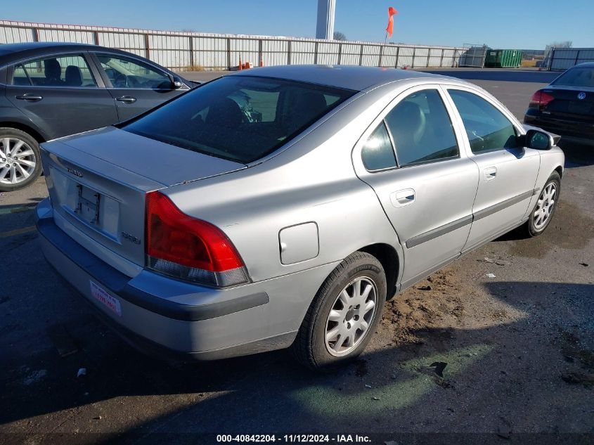 2002 Volvo S60 2.4 VIN: YV1RS61R322111418 Lot: 40842204