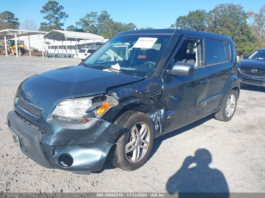 2011 Kia Soul + VIN: KNDJT2A20B7231501 Lot: 40842210