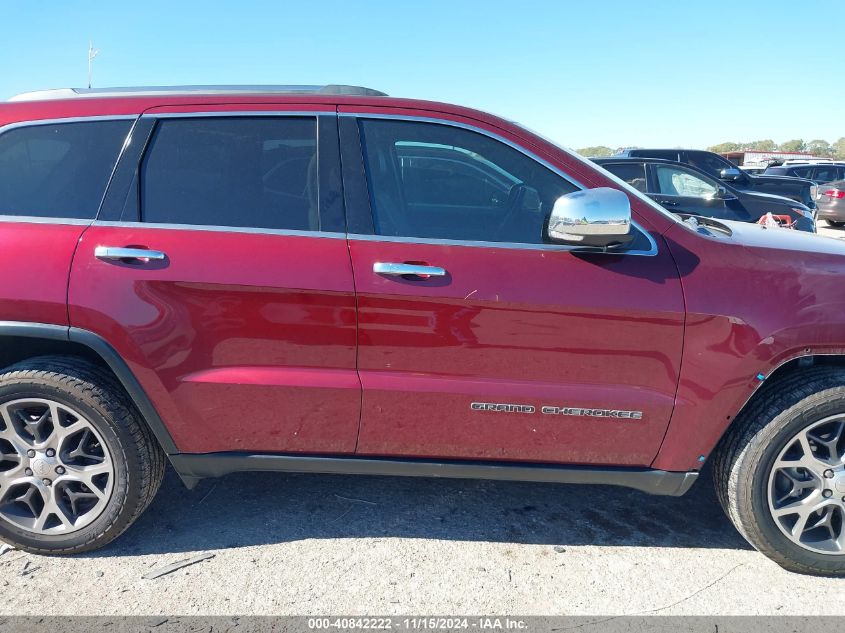 2019 Jeep Grand Cherokee Limited 4X2 VIN: 1C4RJEBG9KC805735 Lot: 40842222