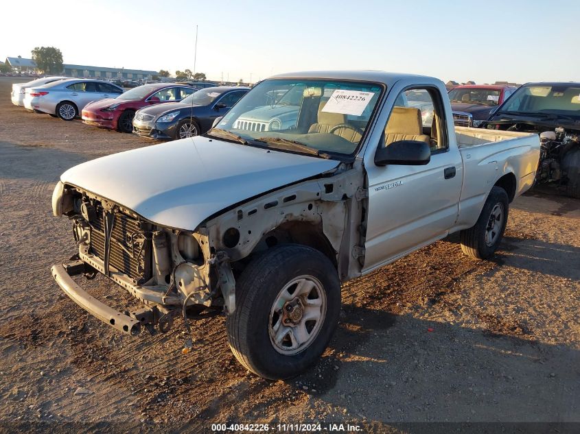 2001 Toyota Tacoma VIN: 5TENL42N81Z844639 Lot: 40842226