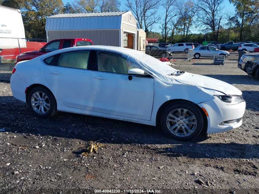 2016 Chrysler 200 Limited Platinum VIN: 1C3CCCAB9GN177086 Lot: 40842230