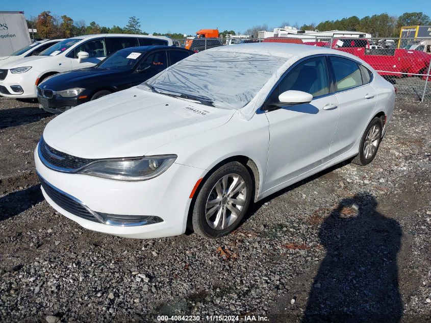 2016 Chrysler 200 Limited Platinum VIN: 1C3CCCAB9GN177086 Lot: 40842230