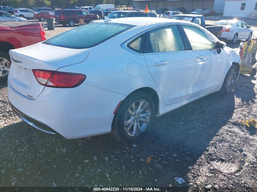 2016 Chrysler 200 Limited Platinum VIN: 1C3CCCAB9GN177086 Lot: 40842230