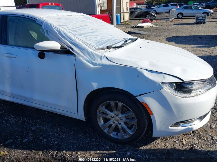 2016 Chrysler 200 Limited Platinum VIN: 1C3CCCAB9GN177086 Lot: 40842230