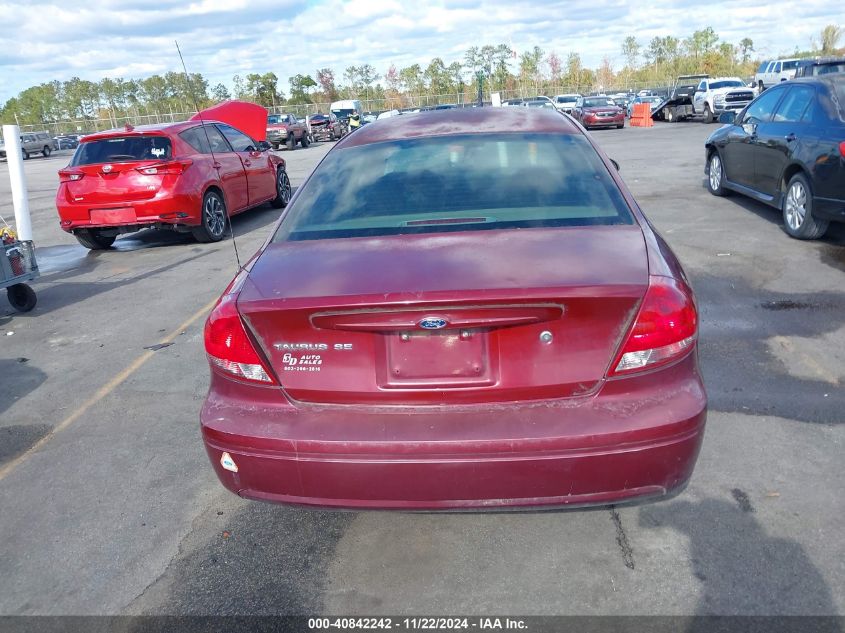 2007 Ford Taurus Se VIN: 1FAHP53U57A117349 Lot: 40842242