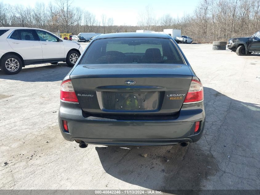 2009 Subaru Legacy 2.5I VIN: 4S3BL616097223987 Lot: 40842246