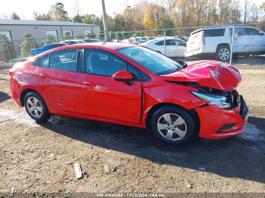 2018 Chevrolet Cruze Ls Auto VIN: 1G1BC5SM7J7201005 Lot: 40842264