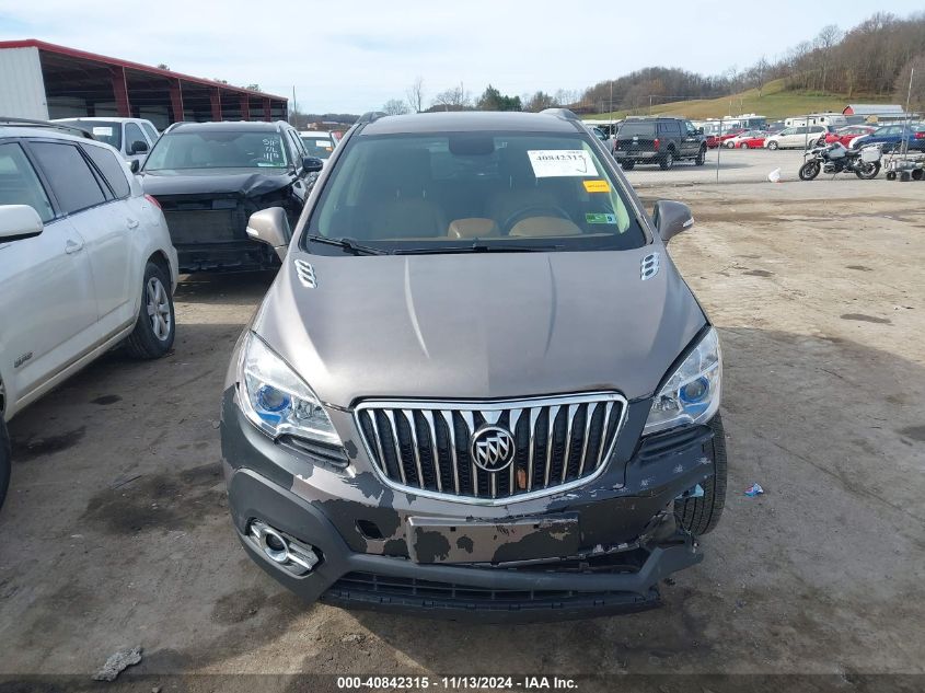 2015 Buick Encore Leather VIN: KL4CJCSB6FB169358 Lot: 40842315