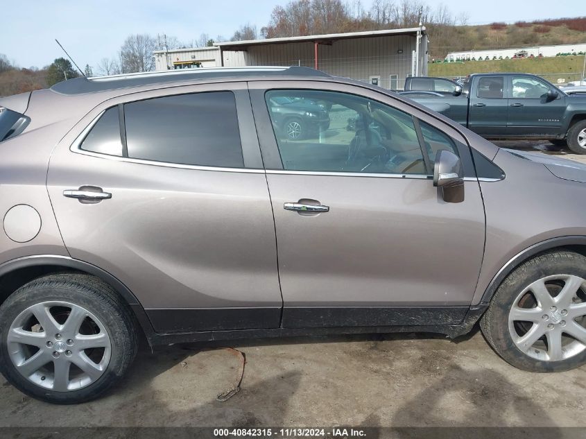 2015 Buick Encore Leather VIN: KL4CJCSB6FB169358 Lot: 40842315