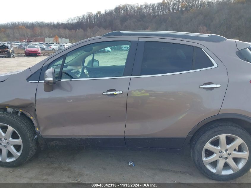 2015 Buick Encore Leather VIN: KL4CJCSB6FB169358 Lot: 40842315