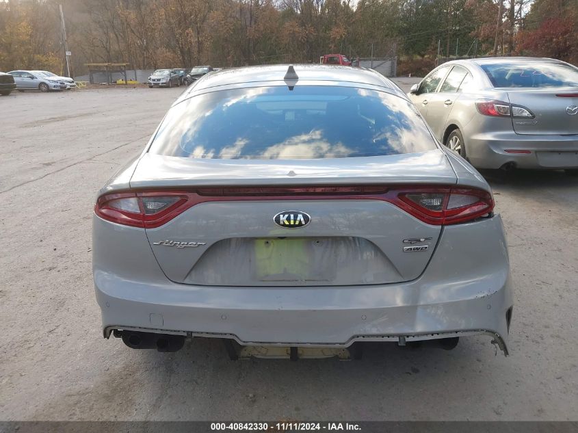 2019 Kia Stinger Gt1 VIN: KNAE45LC2K6062249 Lot: 40842330