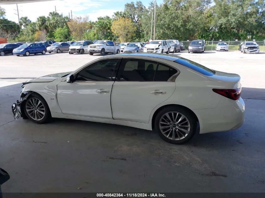 2020 Infiniti Q50 Luxe VIN: JN1EV7AP4LM205672 Lot: 40842364