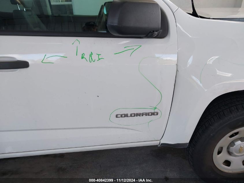VIN 1GCGSBEA2H1145990 2017 CHEVROLET COLORADO WT