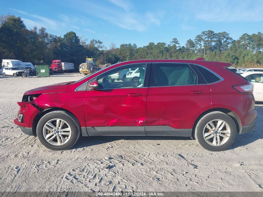 2017 Ford Edge Sel VIN: 2FMPK4J89HBC04855 Lot: 40842400