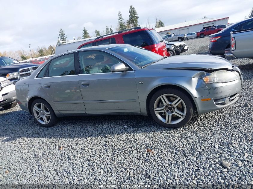 2006 Audi A4 2.0T VIN: WAUDF78E36A148264 Lot: 40842402