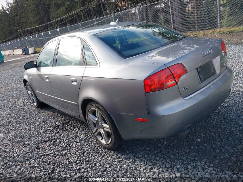 2006 Audi A4 2.0T VIN: WAUDF78E36A148264 Lot: 40842402