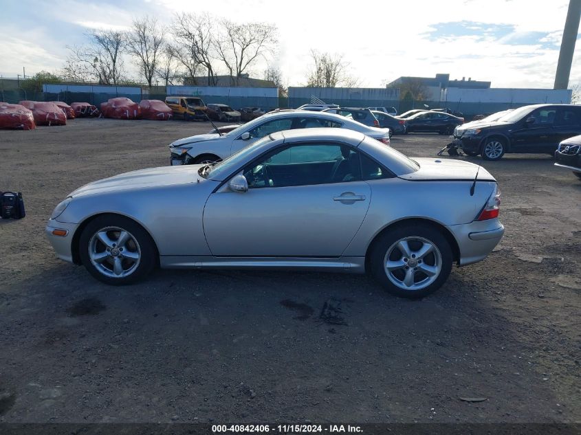 2002 Mercedes-Benz Slk 320 VIN: WDBKK65F02F268807 Lot: 40842406