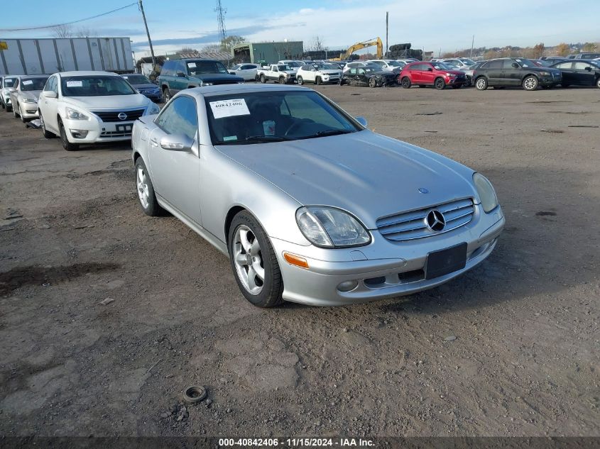 2002 Mercedes-Benz Slk 320 VIN: WDBKK65F02F268807 Lot: 40842406