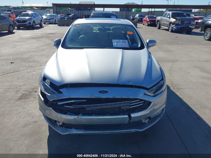 2017 Ford Fusion Hybrid Titanium VIN: 3FA6P0RU4HR375516 Lot: 40842408