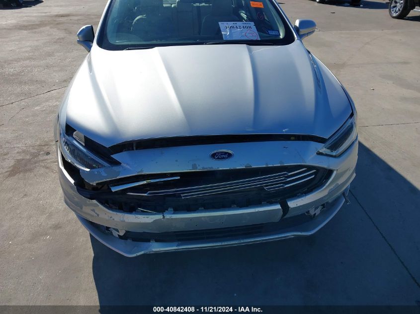 2017 Ford Fusion Hybrid Titanium VIN: 3FA6P0RU4HR375516 Lot: 40842408