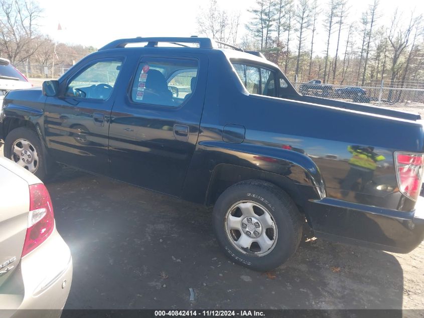 2012 Honda Ridgeline Rt VIN: 5FPYK1F23CB003547 Lot: 40842414