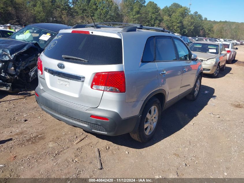 2013 Kia Sorento Lx VIN: 5XYKT3A60DG343282 Lot: 40842420