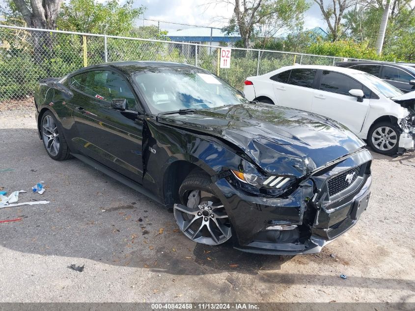 2017 Ford Mustang Gt Premium VIN: 1FA6P8CF1H5262537 Lot: 40842458