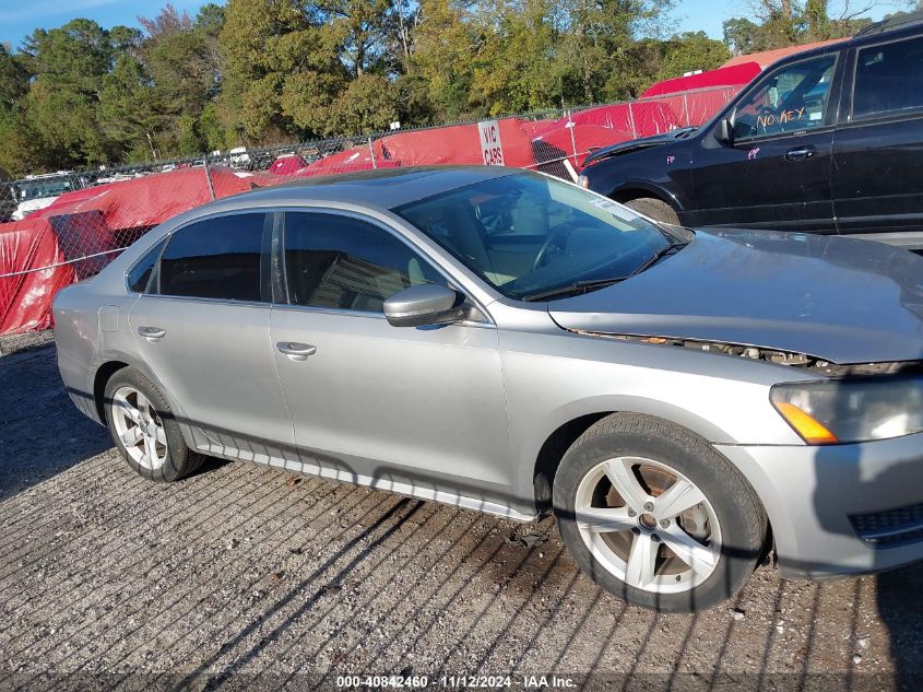 2013 Volkswagen Passat 2.0L Tdi Se VIN: 1VWBN7A35DC054441 Lot: 40842460