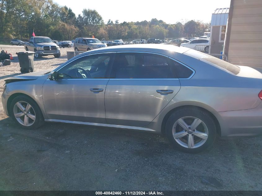 2013 Volkswagen Passat 2.0L Tdi Se VIN: 1VWBN7A35DC054441 Lot: 40842460