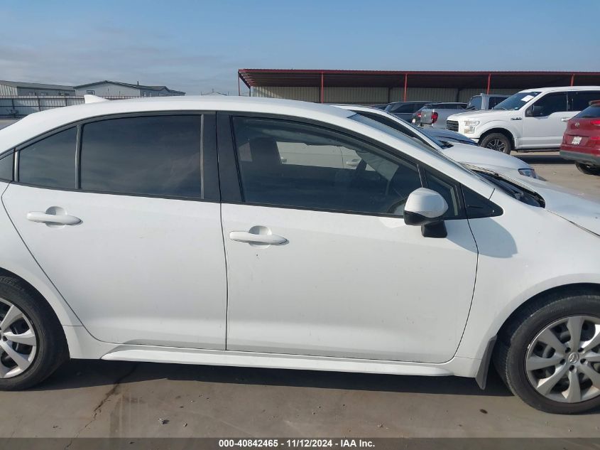 2020 Toyota Corolla Le VIN: JTDEPRAEXLJ103330 Lot: 40842465