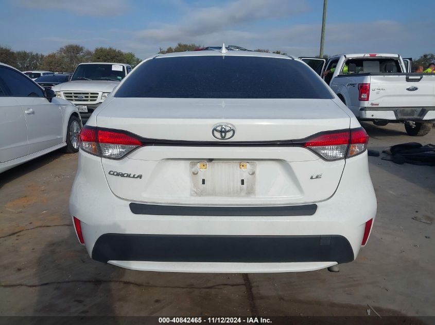 2020 Toyota Corolla Le VIN: JTDEPRAEXLJ103330 Lot: 40842465