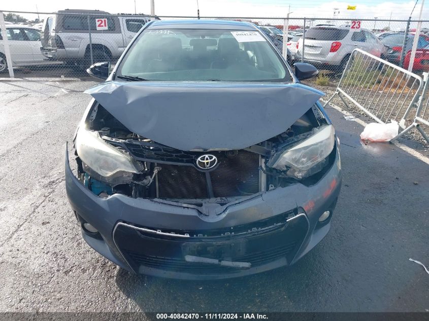 2015 Toyota Corolla S Plus VIN: 2T1BURHE4FC323306 Lot: 40842470