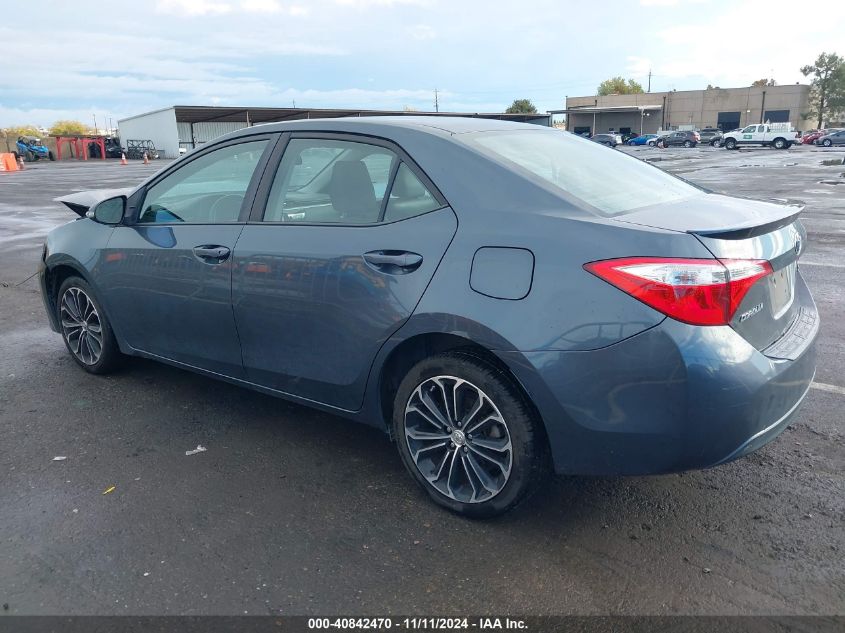 2015 Toyota Corolla S Plus VIN: 2T1BURHE4FC323306 Lot: 40842470