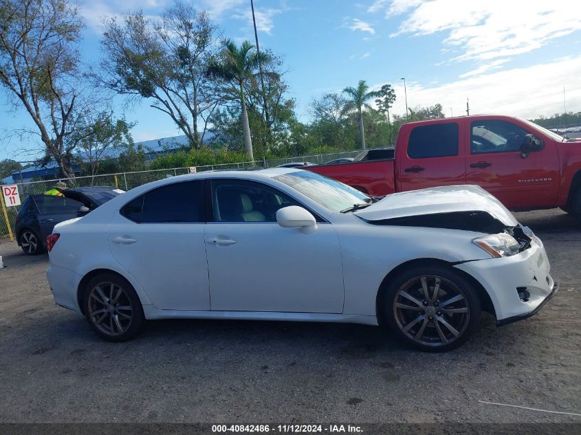 2008 Lexus Is 250 VIN: JTHBK262X85071713 Lot: 40842486