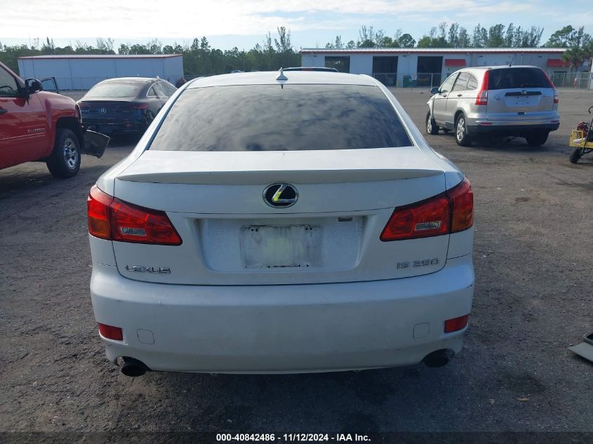 2008 Lexus Is 250 VIN: JTHBK262X85071713 Lot: 40842486