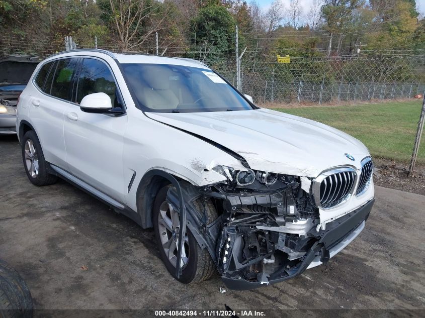 2021 BMW X3 XDRIVE30I - 5UXTY5C0XM9G14684