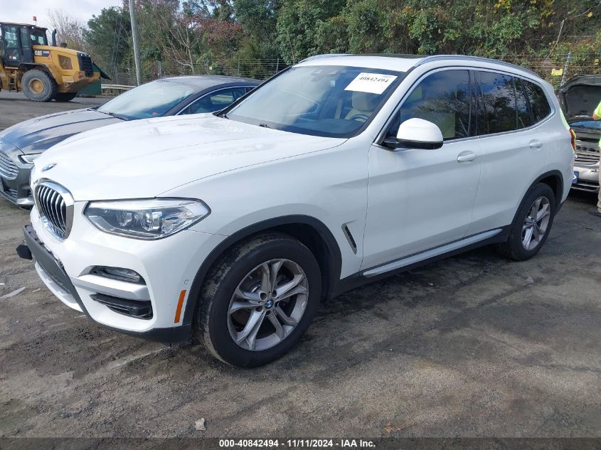 2021 BMW X3 XDRIVE30I - 5UXTY5C0XM9G14684