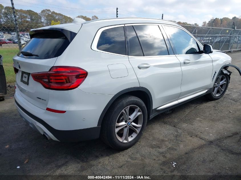 VIN 5UXTY5C0XM9G14684 2021 BMW X3, Xdrive30I no.4