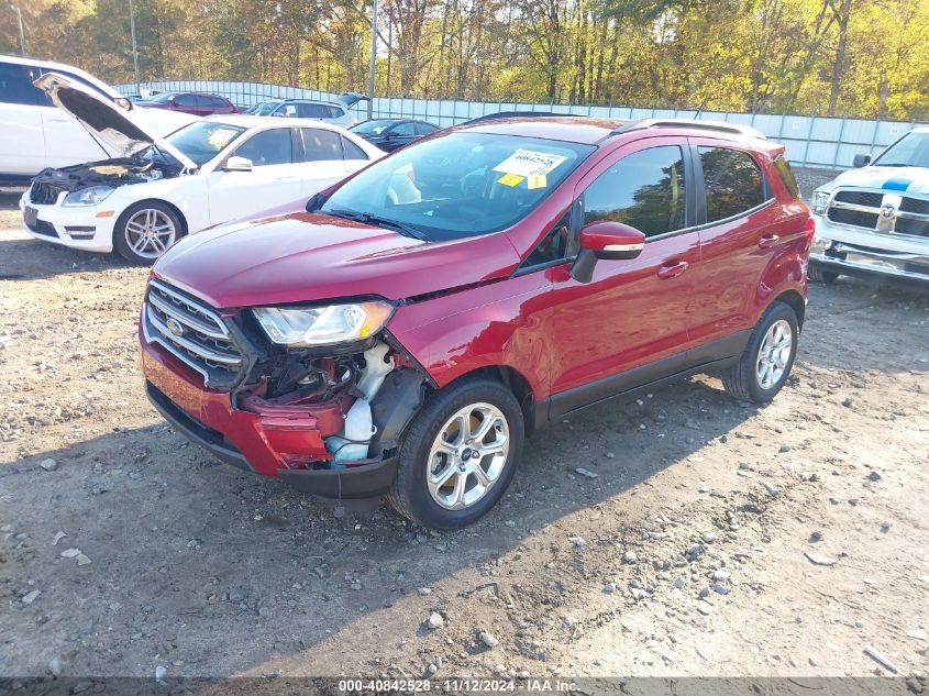 2018 Ford Ecosport Se VIN: MAJ3P1TE0JC183881 Lot: 40842528