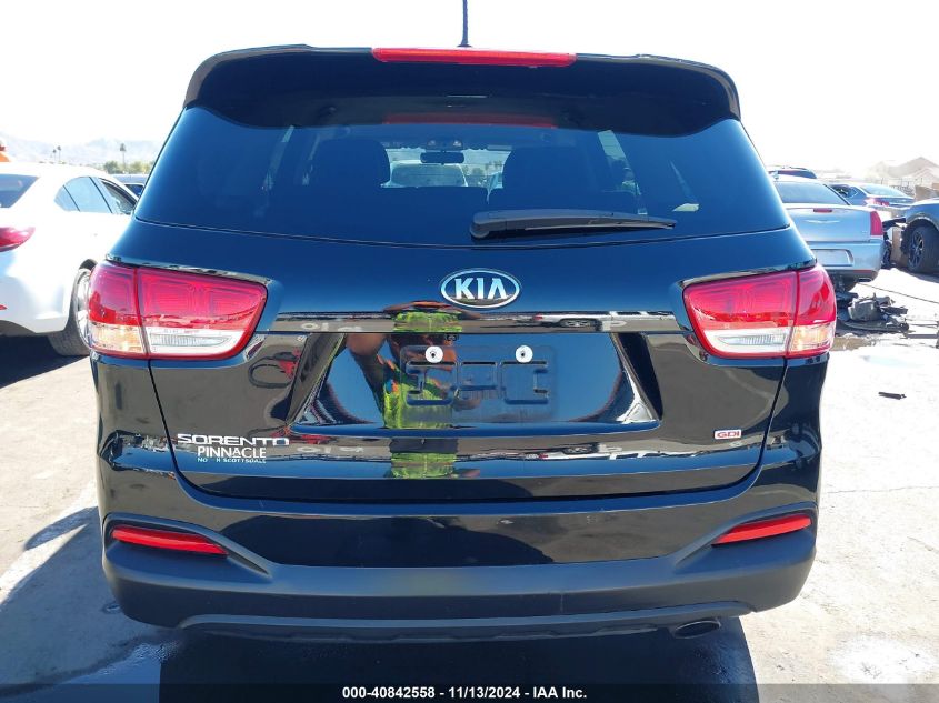 2018 KIA SORENTO 2.4L L - 5XYPG4A3XJG340584