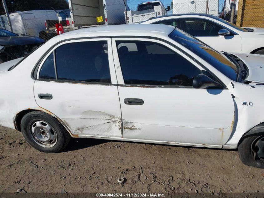 1998 Toyota Corolla Ve VIN: 2T1BR12EXWC092424 Lot: 40842574