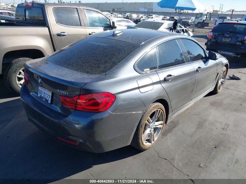 2018 BMW 430I Gran Coupe xDrive VIN: WBA4J3C54JBG96150 Lot: 40842583