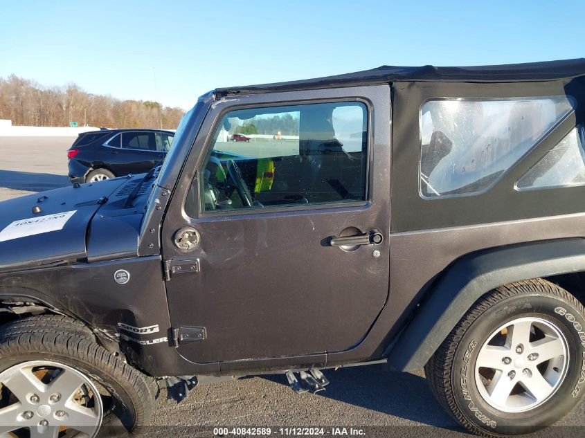 2016 Jeep Wrangler Sport VIN: 1C4AJWAG4GL250768 Lot: 40842589