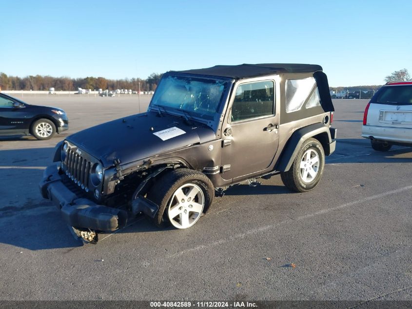 2016 Jeep Wrangler Sport VIN: 1C4AJWAG4GL250768 Lot: 40842589