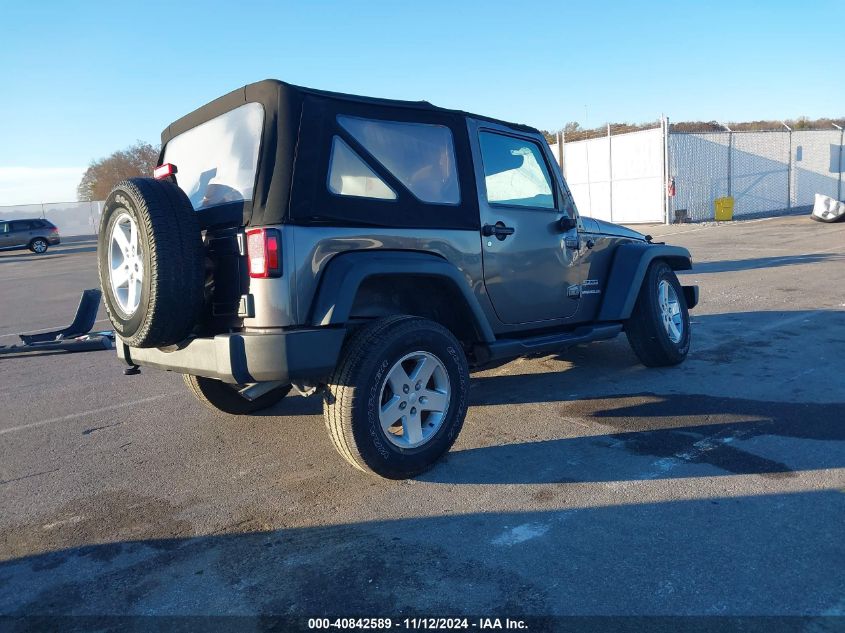 2016 Jeep Wrangler Sport VIN: 1C4AJWAG4GL250768 Lot: 40842589