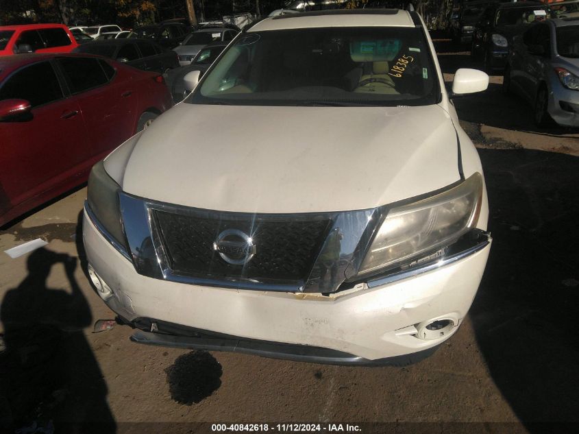 2015 Nissan Pathfinder Platinum VIN: 5N1AR2MN2FC618385 Lot: 40842618