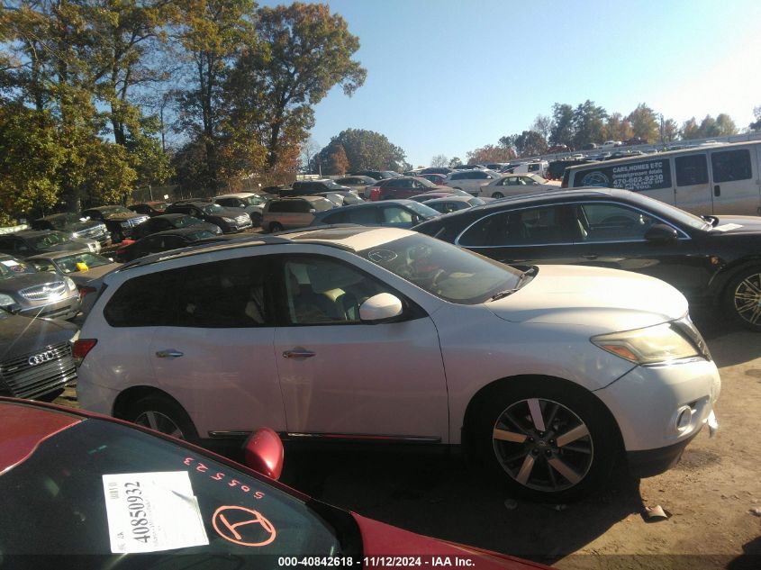 2015 Nissan Pathfinder Platinum VIN: 5N1AR2MN2FC618385 Lot: 40842618