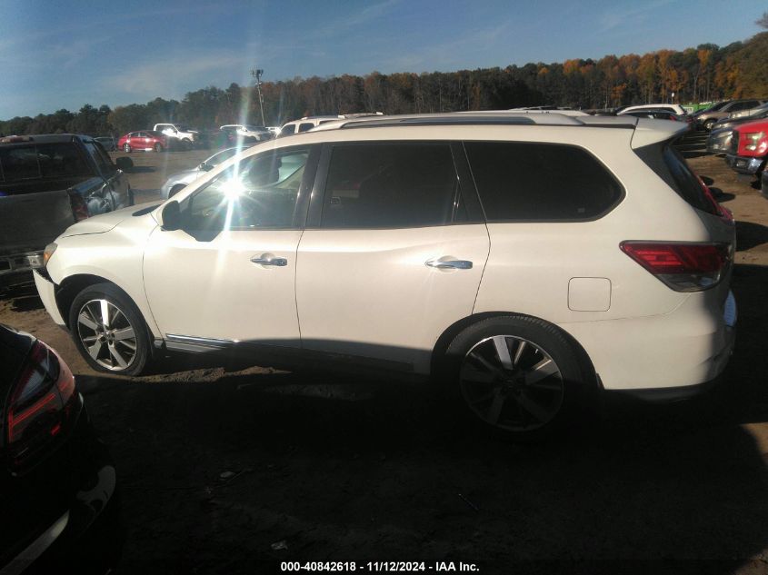 2015 Nissan Pathfinder Platinum VIN: 5N1AR2MN2FC618385 Lot: 40842618