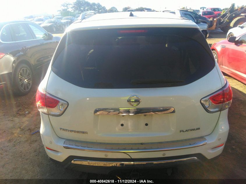 2015 Nissan Pathfinder Platinum VIN: 5N1AR2MN2FC618385 Lot: 40842618